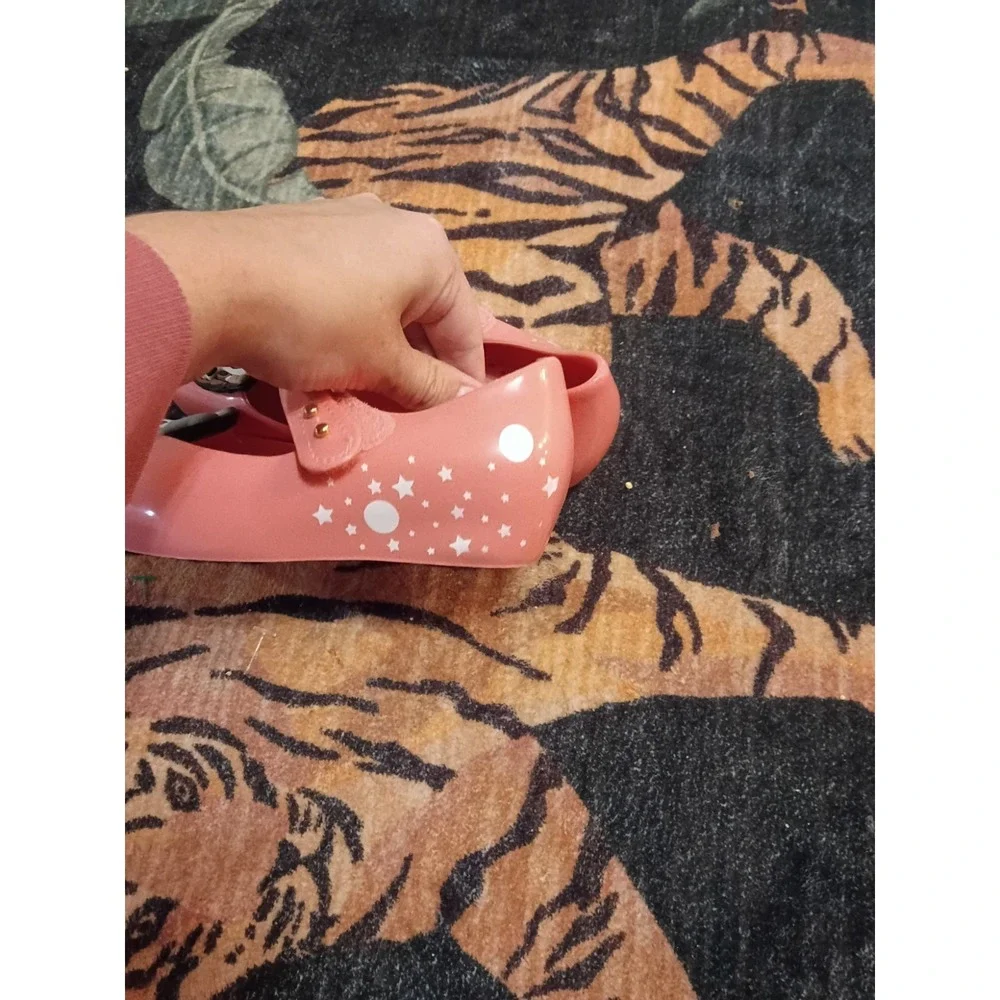 Lady And The Tramp Slippers Toddler Girls Size 10 Pink Mary Janes Mini Melisa